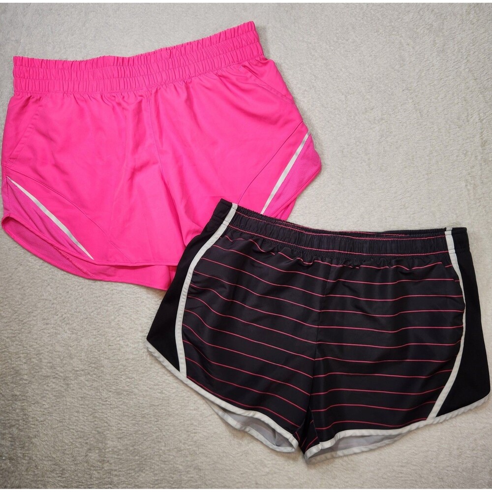 Athletic Works Women's Large Running Shorts Set of 2